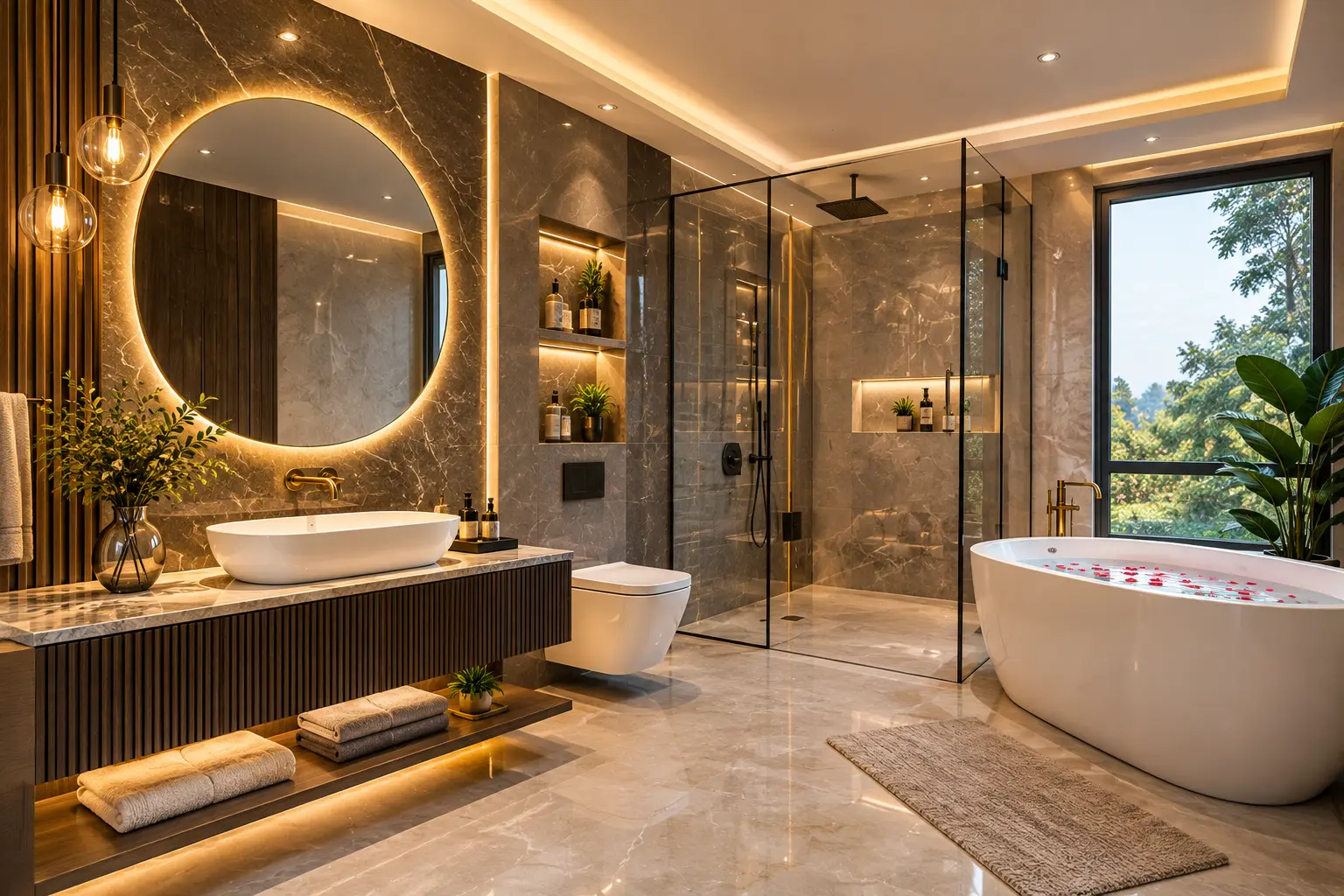 Interior design guide cover: Modern Bathroom Interior Design Ideas