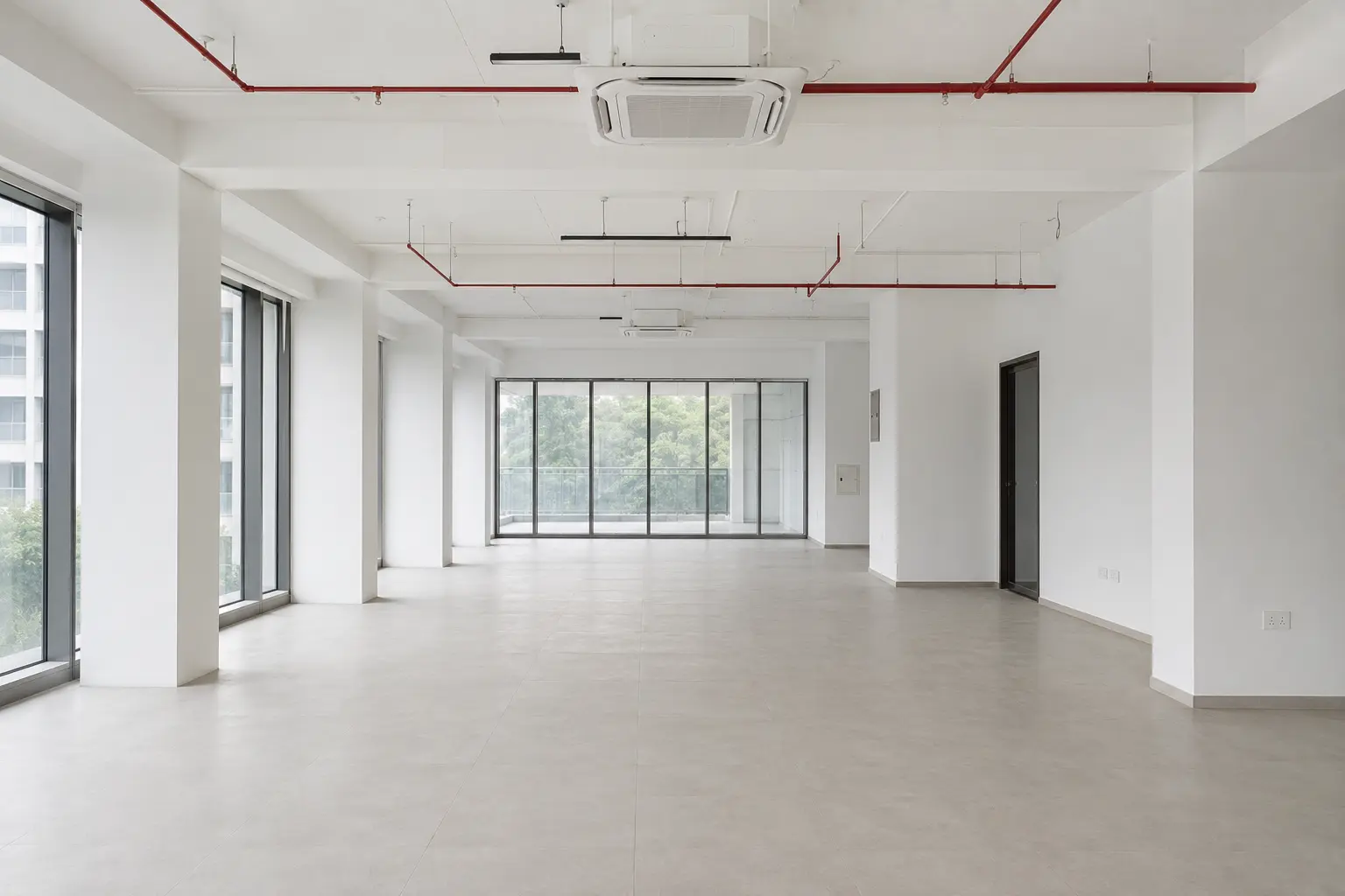 Before image of Commercial  Transformation empty room in Lucknow