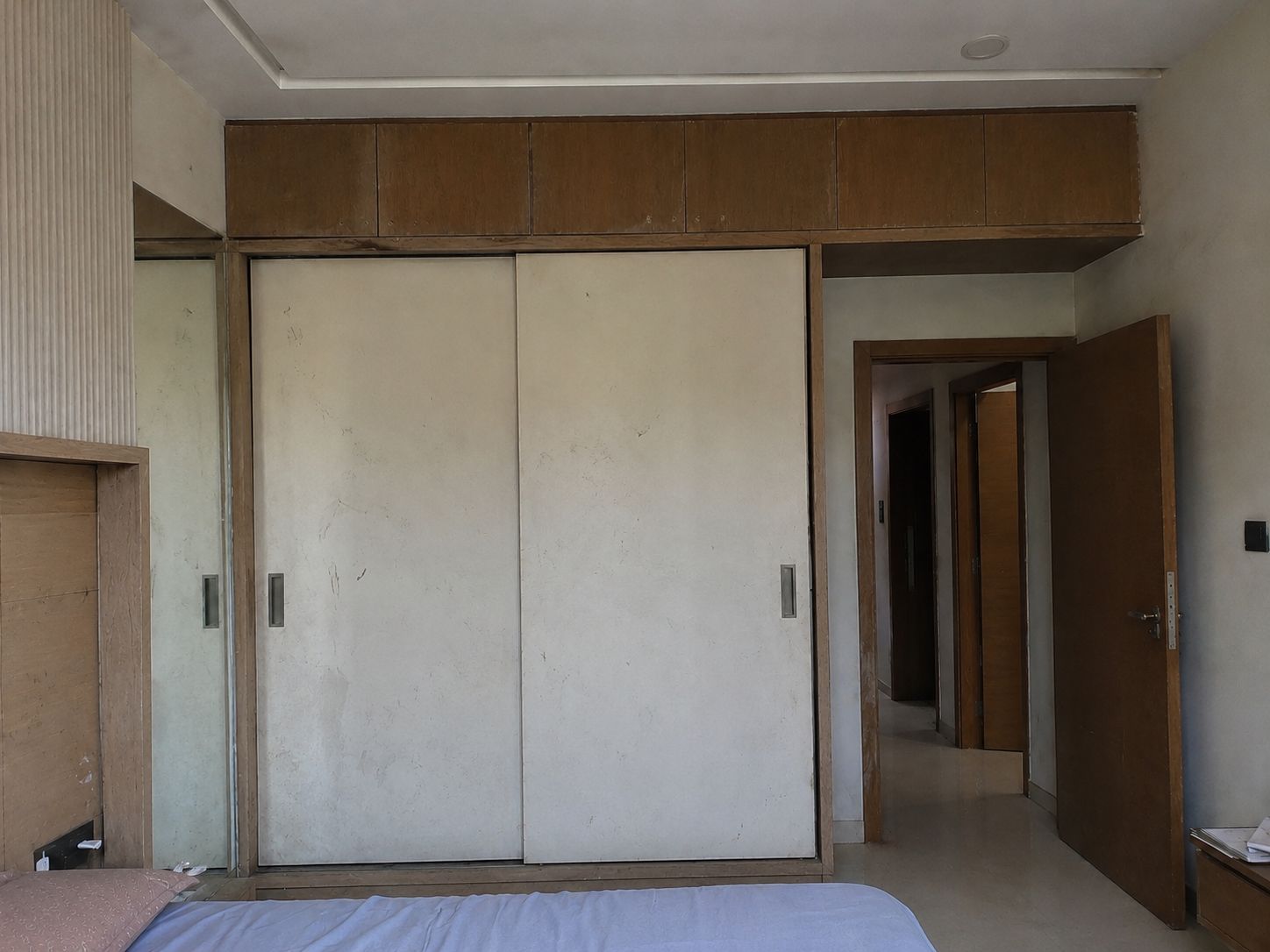 Before image of Sleek Sliding Wardrobe Solution empty room in Lucknow