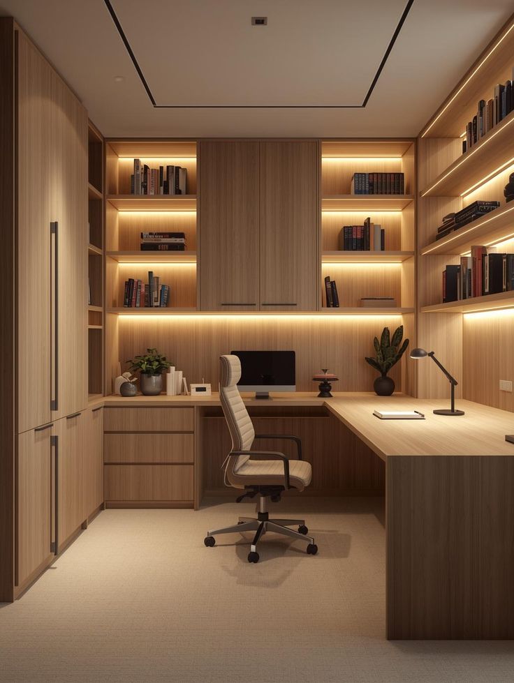 Premium Study Room design by NR Interiors
