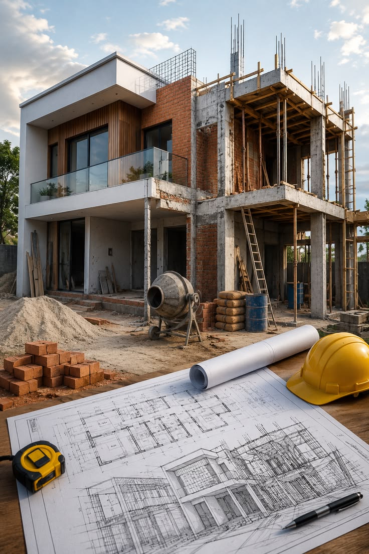 Construction material and finish detail