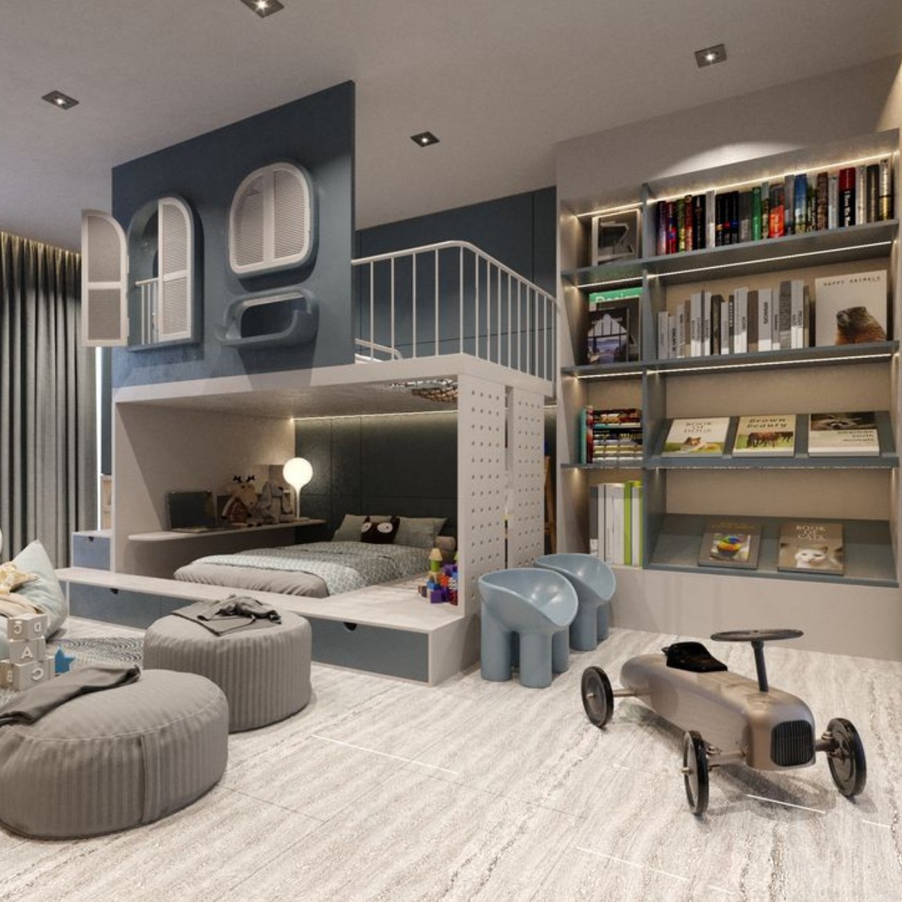 Interior design detail of Modern Minimalist Villa Interiors completed by NR Interiors