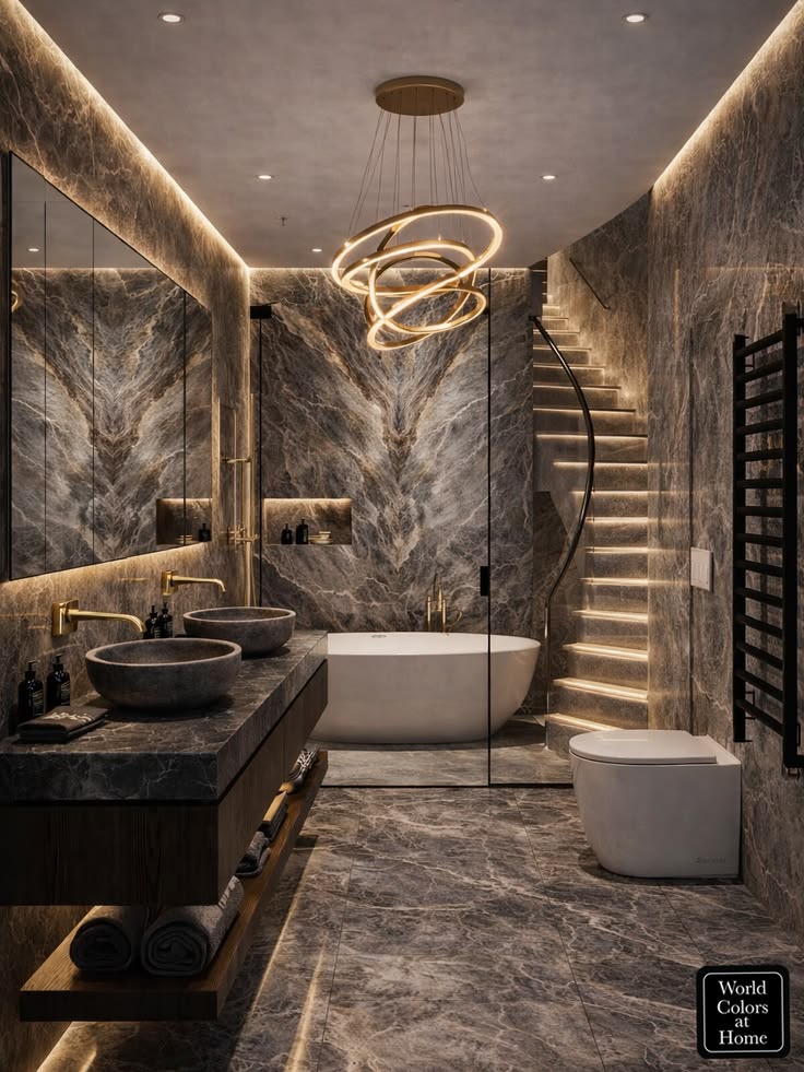 Premium Bathroom design by NR Interiors