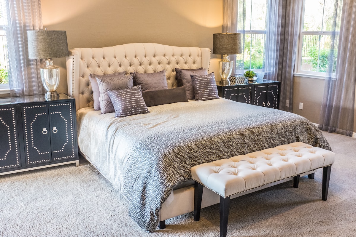 Master Bedroom setup design by NR Interiors