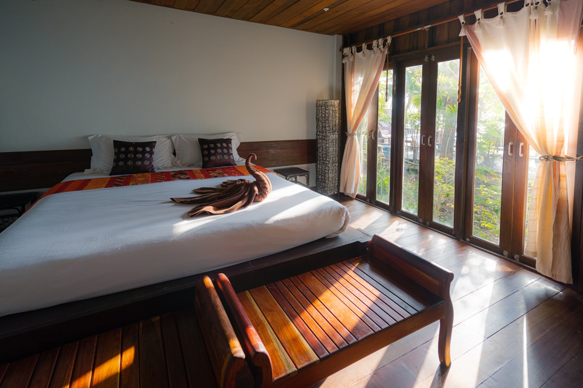Master Bedroom setup design by NR Interiors