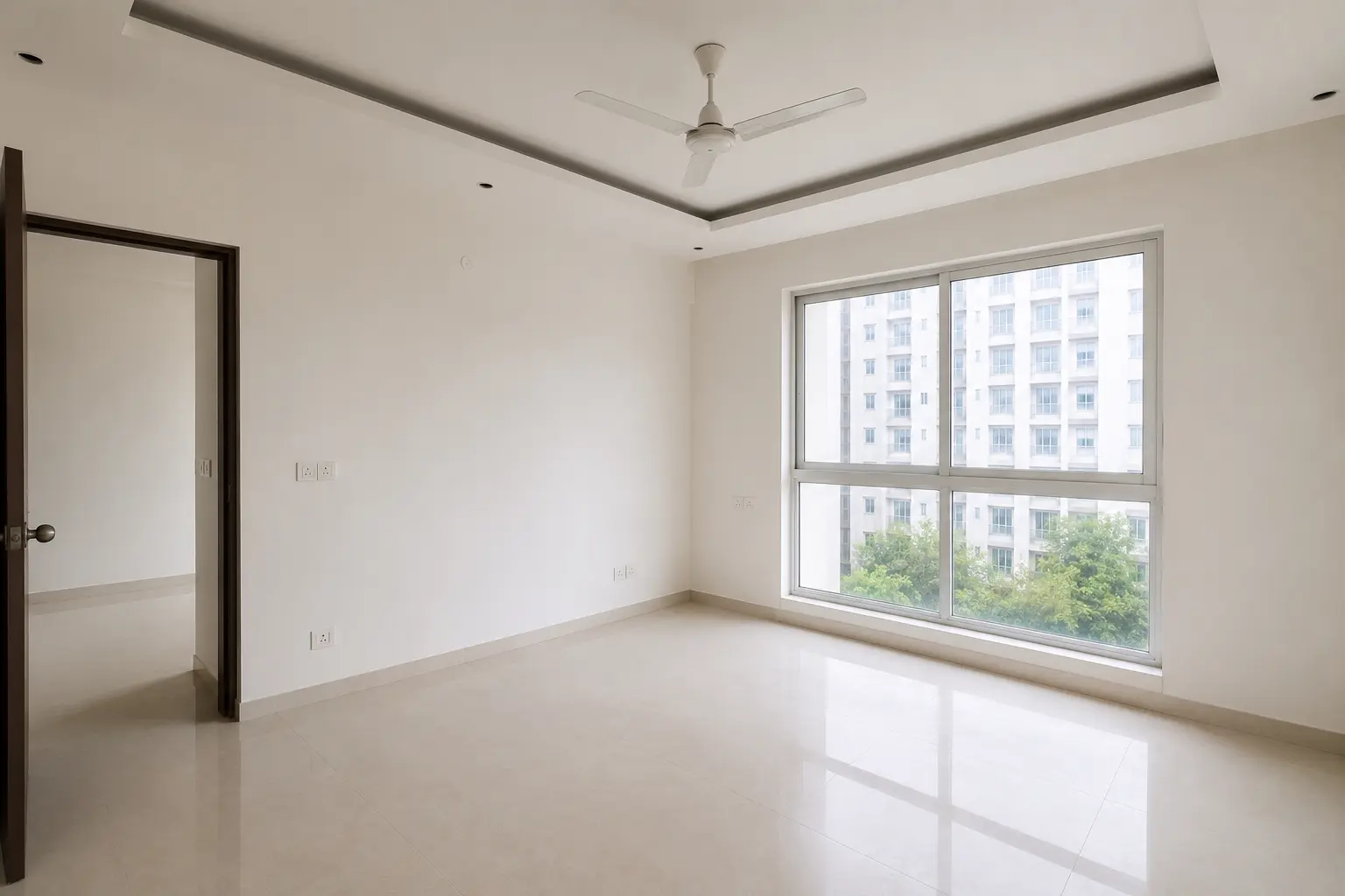 Before image of Luxury Living Room and Lounge empty room in Kanpur