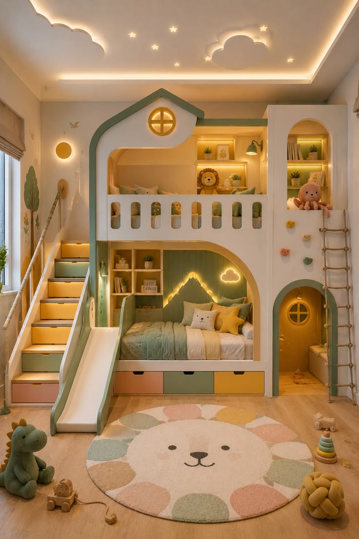 Kids Bedroom material and finish detail