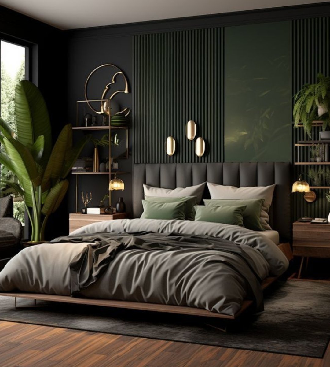 Master Bedroom material and finish detail